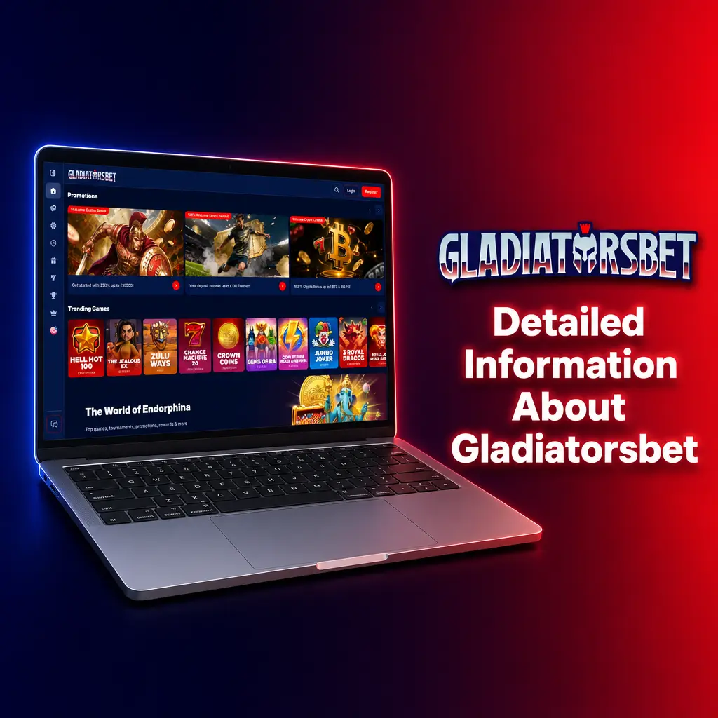 Gladiatorsbet platform overview table showing licence, casino games, payments, support and withdrawal details for UK players
