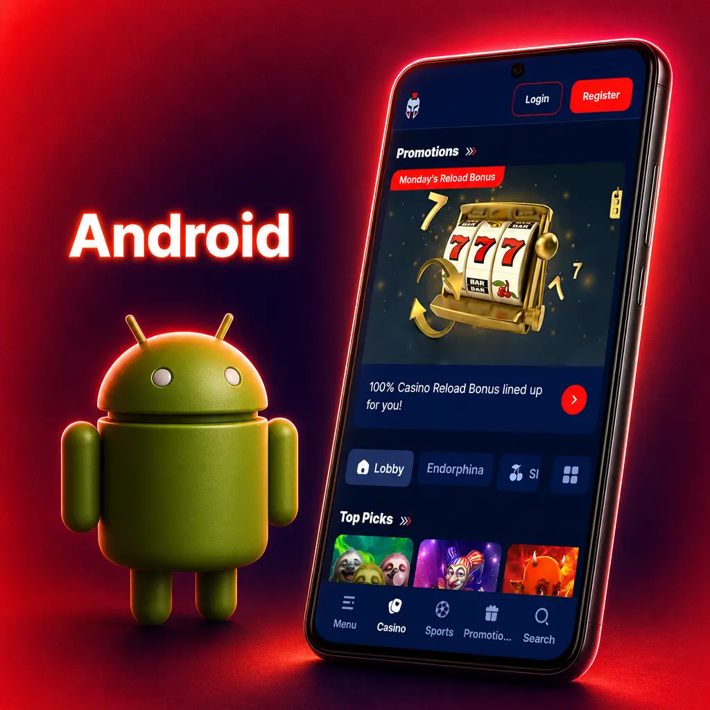 Gladiatorsbet Android app installation guide for phones like the Samsung Galaxy A series, requiring Android 8.0 and 50 MB storage.