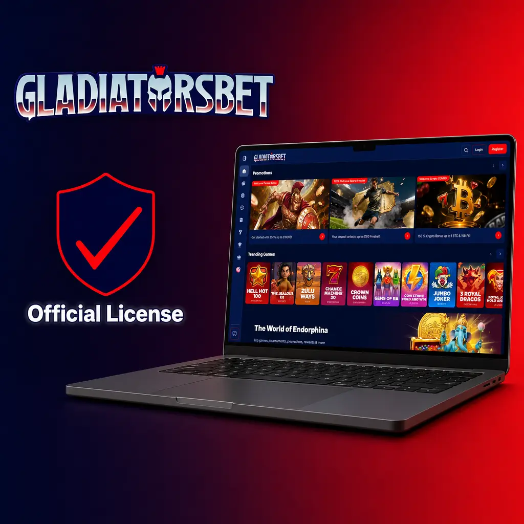 Gladiatorsbet official Curaçao Gaming Control Board licence 8048/JAZ2024-098 issued March 2023